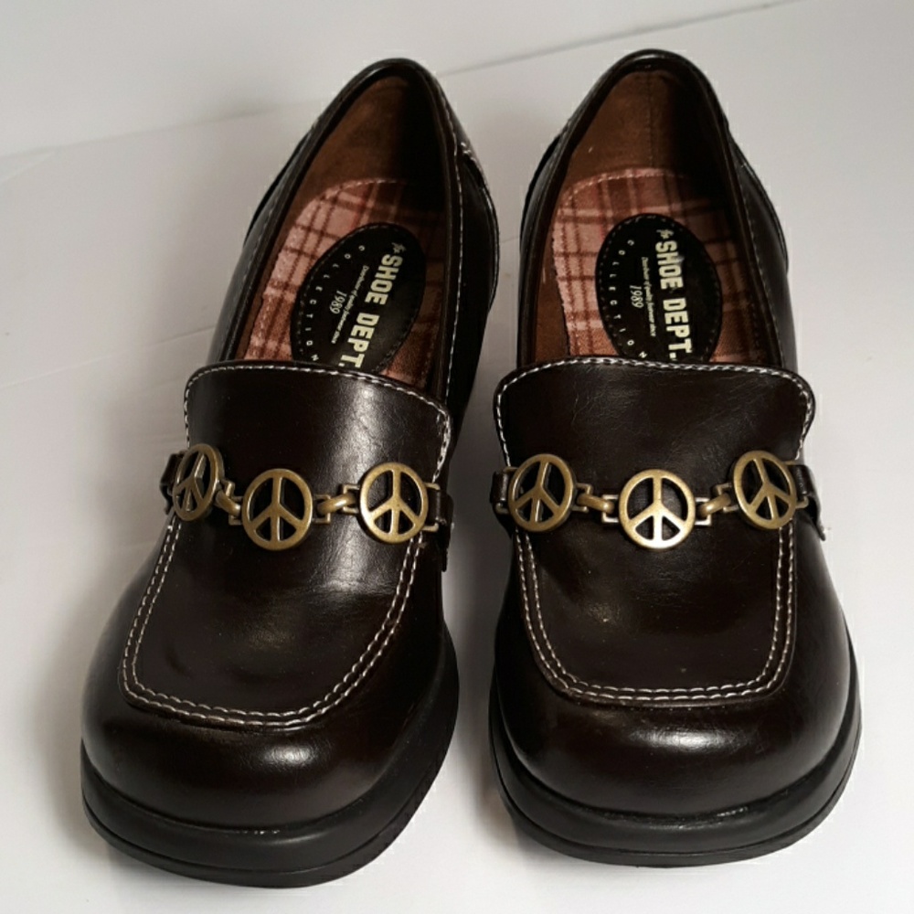 Shoe Dept Size 13M girls brown dress shoes